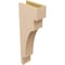 Ekena Millwork 5"W x 10"D x 30"H Thin Mediterranean Rough Cedar Woodgrain TimberThane Corbel, Primed Tan CORUR05X10X30MEDRCPR - alternate 2